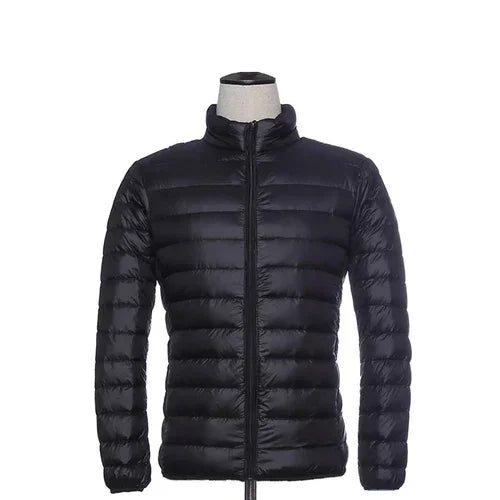Leichte Herren Daunenjacke mit Kapuze - Stilvolle Winterpufferjacke für optimalen Komfort