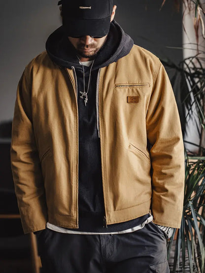 Leichte Vintage Baumwolljacke für Herren – Stilvoller Casual-Look für jede Gelegenheit