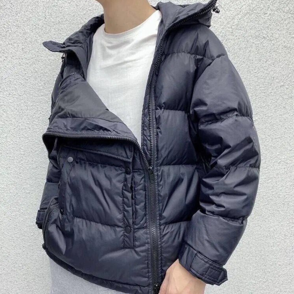Modische Herren-Komfortjacke Mit Steppmuster Für Style