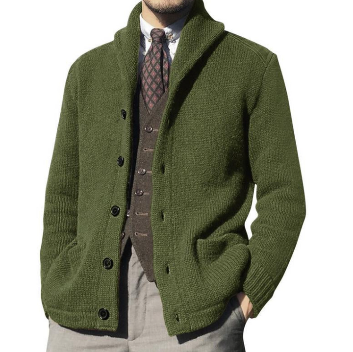 Modische Herren Strickjacke mit Knopfdetails für jeden Anlass