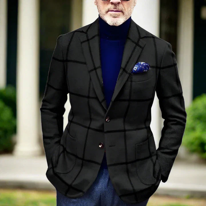 Modischer Karo-Blazer für Herren – Stilvoll & Vielseitig