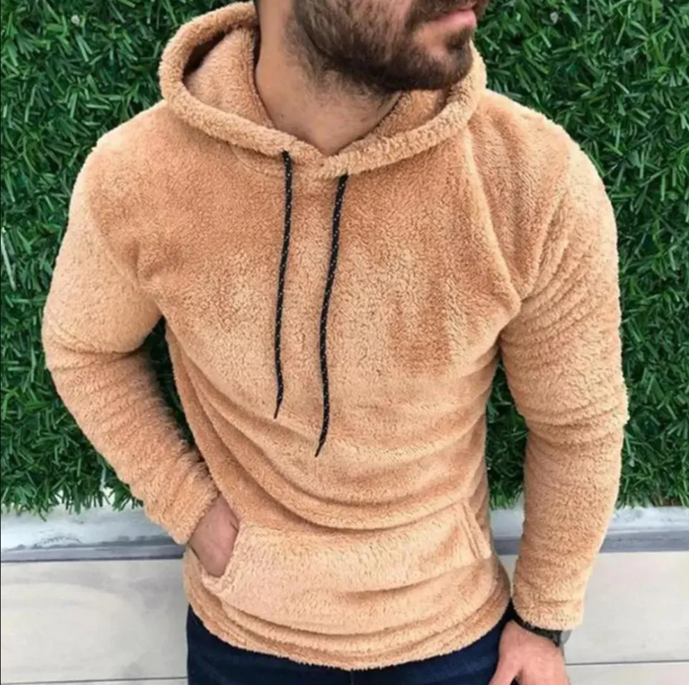Modischer Warmer Kapuzenpullover Für Männer Komfortabel
