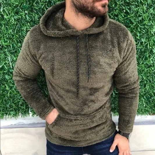 Modischer Warmer Kapuzenpullover Für Männer Komfortabel