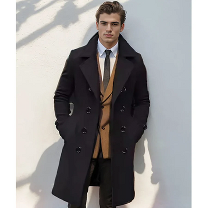 Modischer Wollmantel für Herren - Ideal für kalte Tage