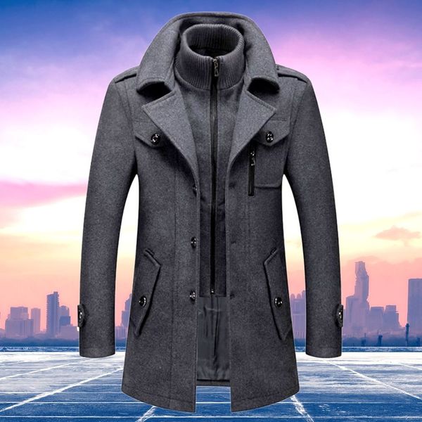 Stylische Herren-Winterjacke In Zwei Teilen Für Komfort