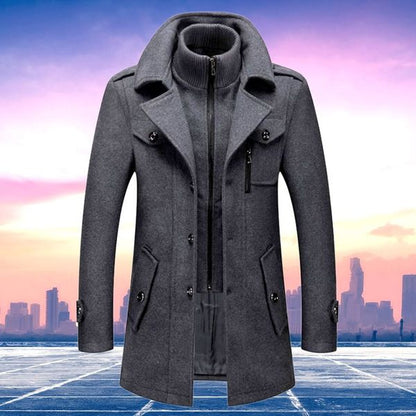 Stylische Herren-Winterjacke In Zwei Teilen Für Komfort