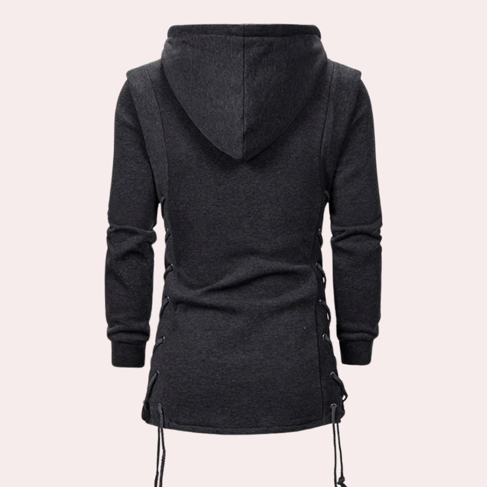 Stylische Herrenjacke Mit Kapuze Der Alfons-Kollektion