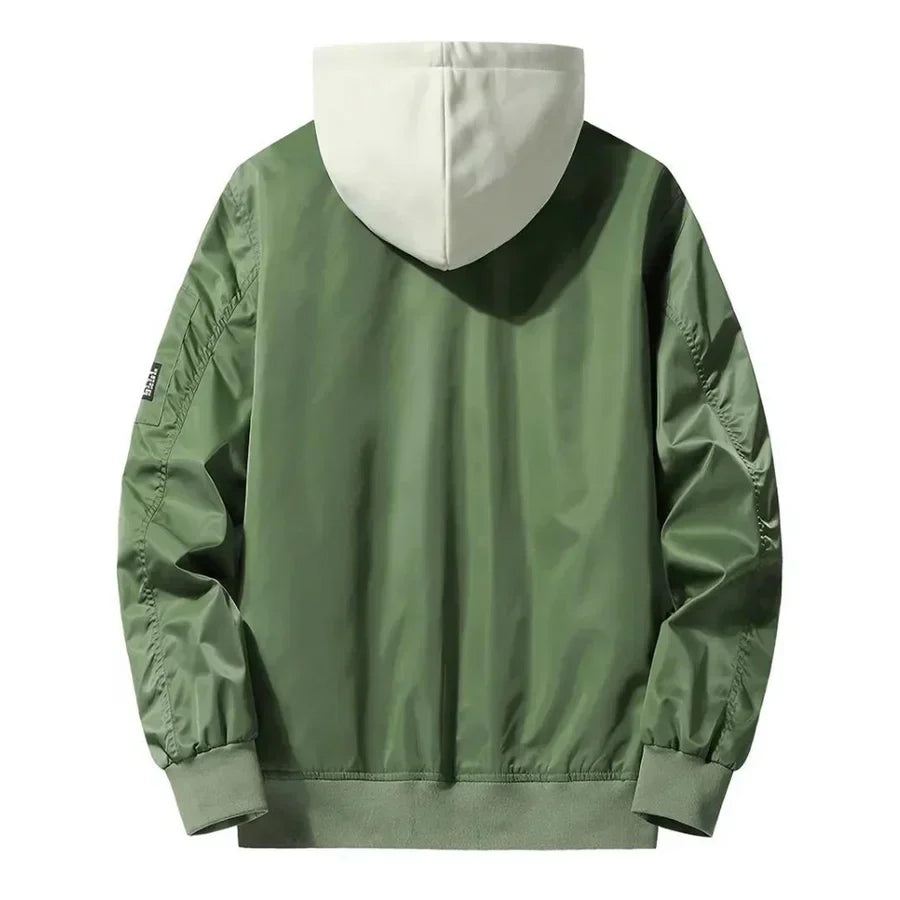 Stylische Herrenjacke Mit Kapuze Für Alle Anlässe