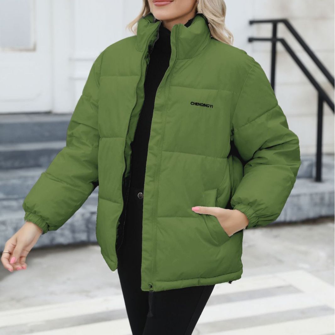 Stylische Winterjacke für Damen – Winddichter, warmer Daunenmantel mit lockerer Passform und mehreren Farben