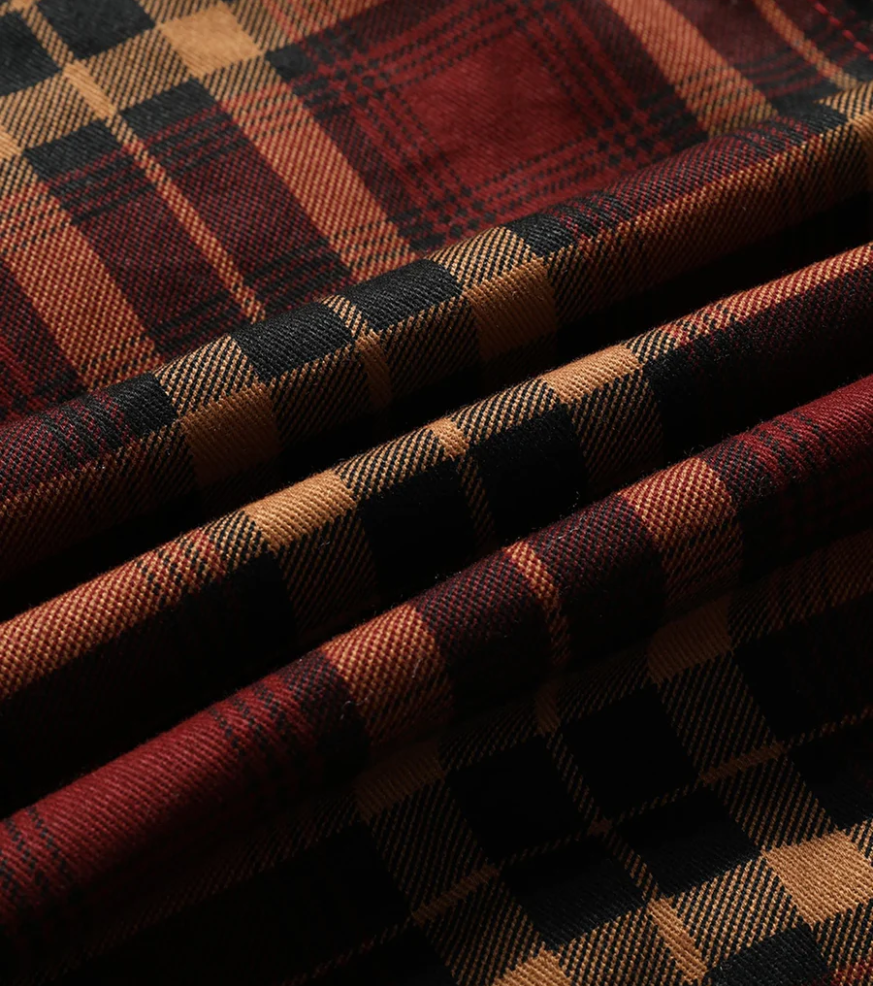 Stylischer Flanell-Wintermantel für Herren mit modernem Stehkragen