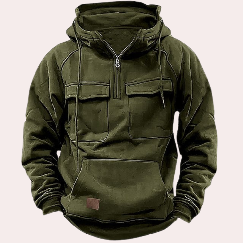Stylischer Herren-Hoodie Für Den Winter In Trendigen Farben