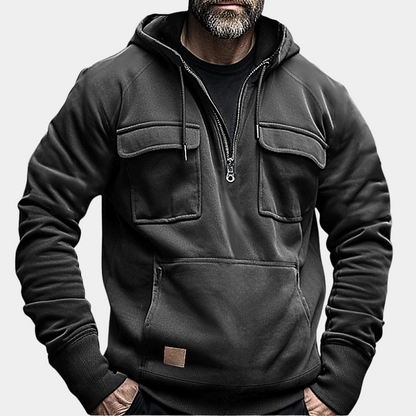 Stylischer Herren-Hoodie Für Den Winter In Trendigen Farben