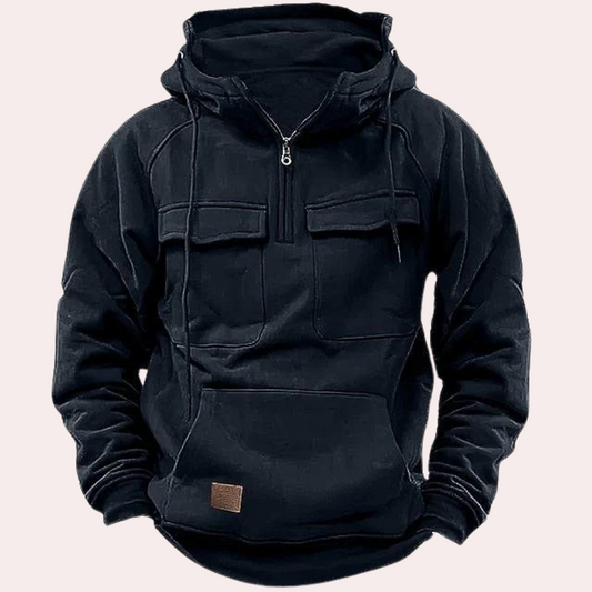 Stylischer Herren-Hoodie Für Den Winter In Trendigen Farben