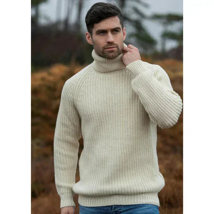 Stylischer Hochkragenpullover für Herren – Optimaler Komfort an kalten Tagen