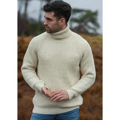 Stylischer Hochkragenpullover für Herren – Optimaler Komfort an kalten Tagen