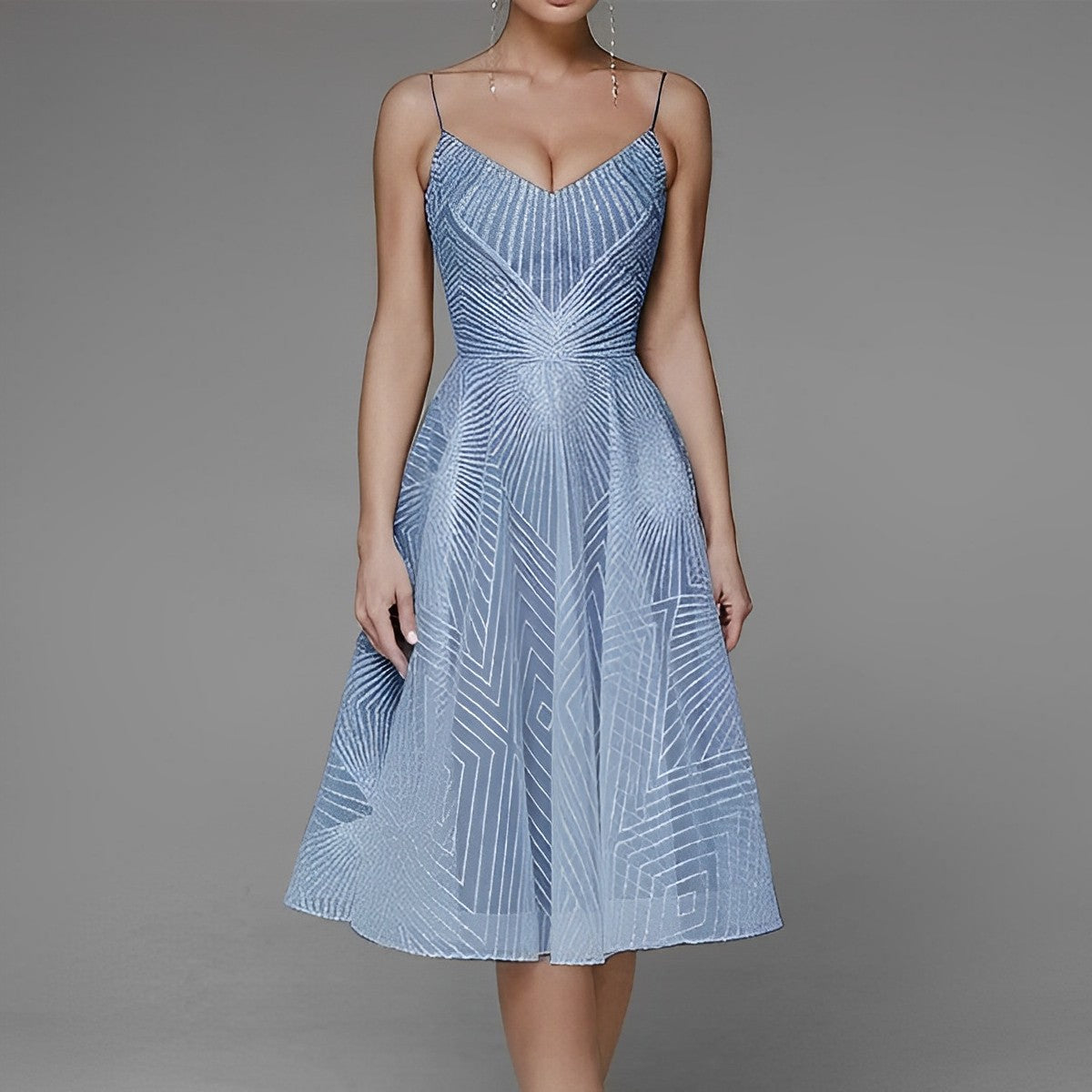 Symmetry Line | Elegantes Abendkleid für Damen | Zeitlos, luxuriös & figurschmeichelnd