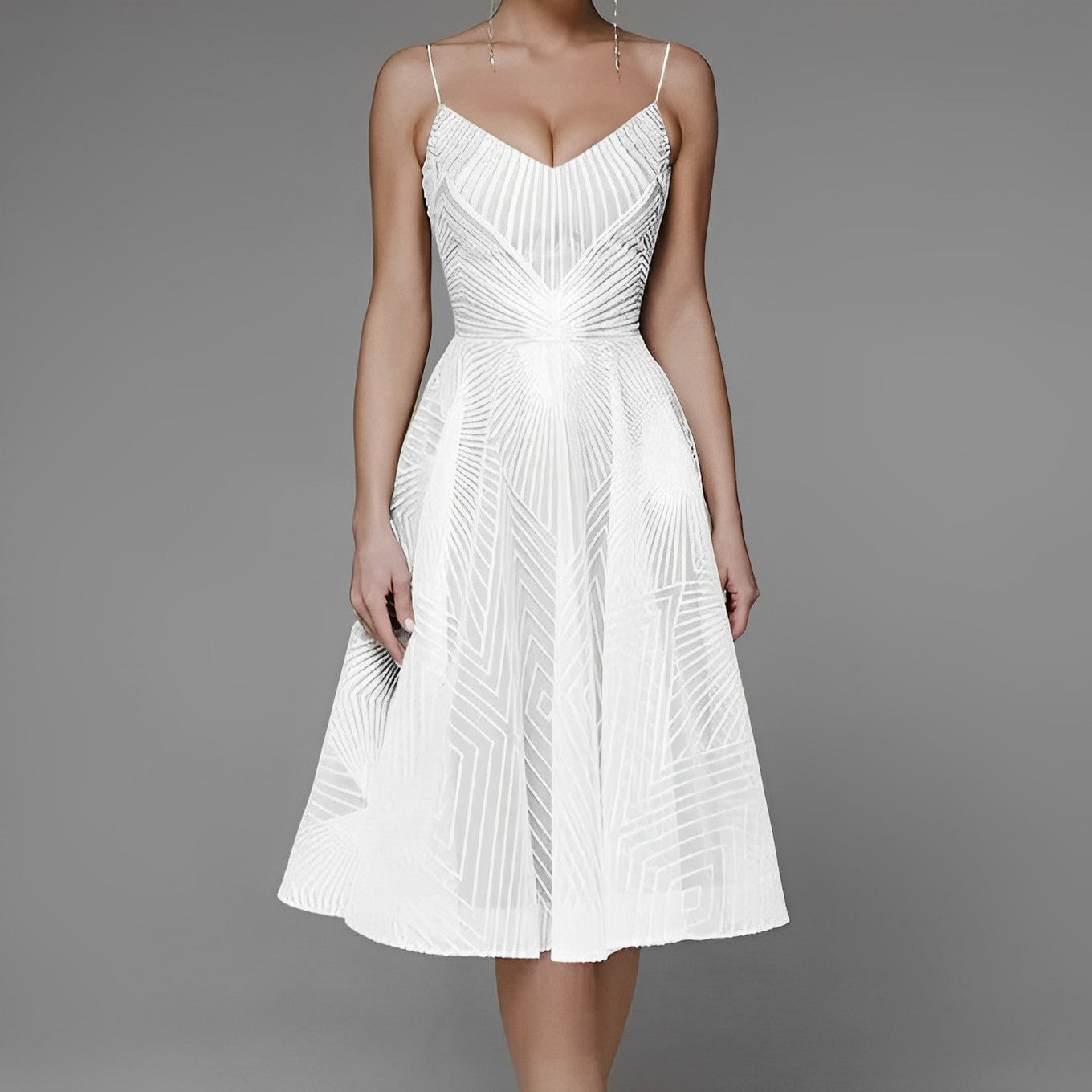 Symmetry Line | Elegantes Abendkleid für Damen | Zeitlos, luxuriös & figurschmeichelnd