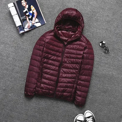 Ultraleichte Herrenjacke mit Kapuze – Stilvoller Komfort für jeden Anlass