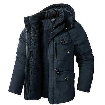 Vielseitige Winterjacke für Herren mit isolierendem Innenfutter und modernem Schnitt