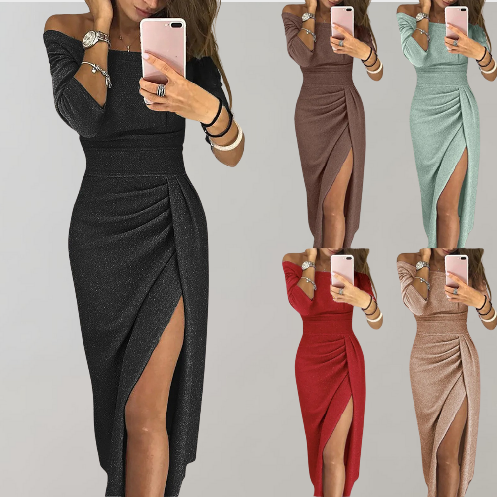 Vilja Glitter Kleid | Elegantes Festliches Kleid für Damen