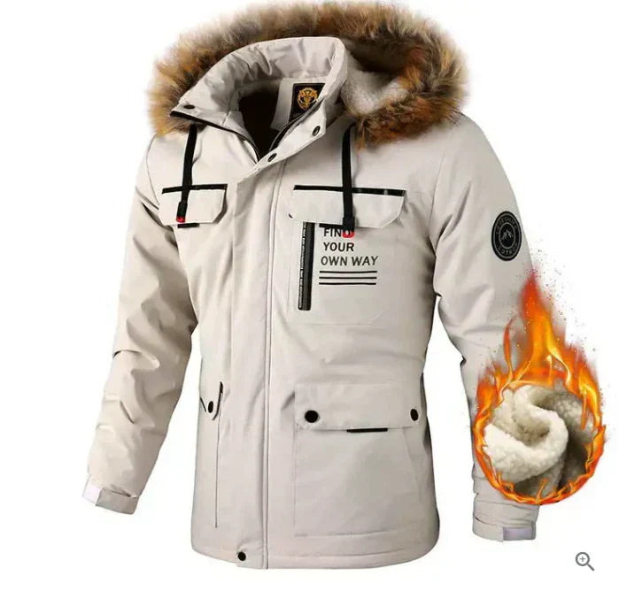 Wasserdichte Winterjacke für Herren - Komfort und Stil vereint