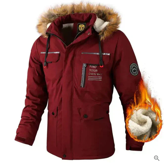 Wasserdichte Winterjacke für Herren - Komfort und Stil vereint