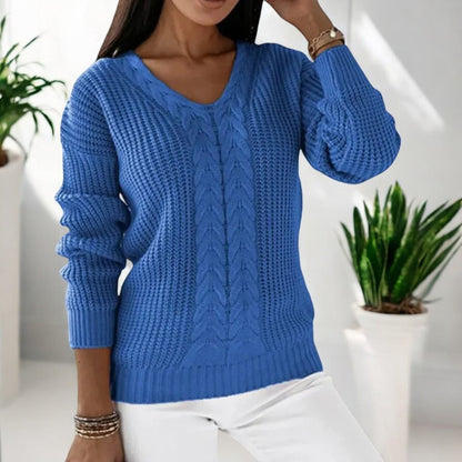Weicher Damen Strickpullover – Kuschelig, warm & stilvoll für kalte Tage