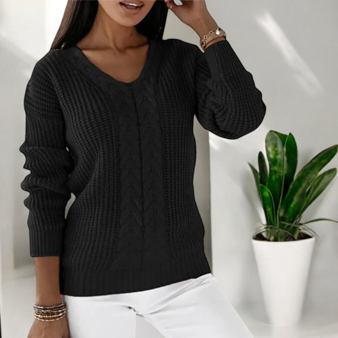 Weicher Damen Strickpullover – Kuschelig, warm & stilvoll für kalte Tage