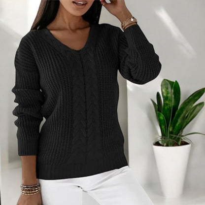 Weicher Damen Strickpullover – Kuschelig, warm & stilvoll für kalte Tage