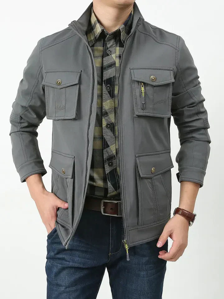 Wetterfeste Nylon-Outdoorjacke für Herren – Ideal für jedes Abenteuer