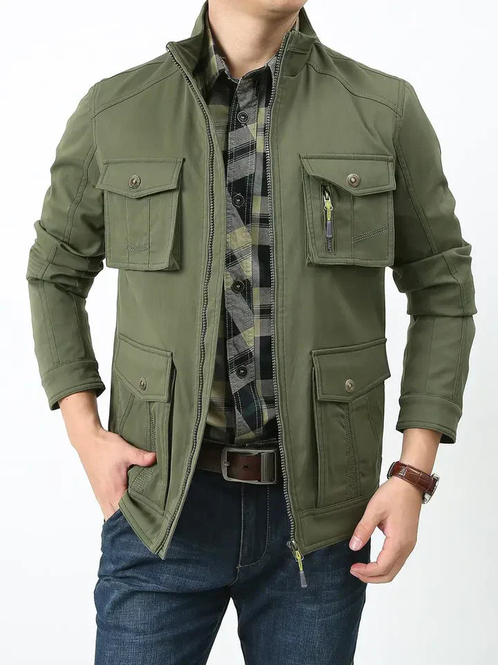 Wetterfeste Nylon-Outdoorjacke für Herren – Ideal für jedes Abenteuer