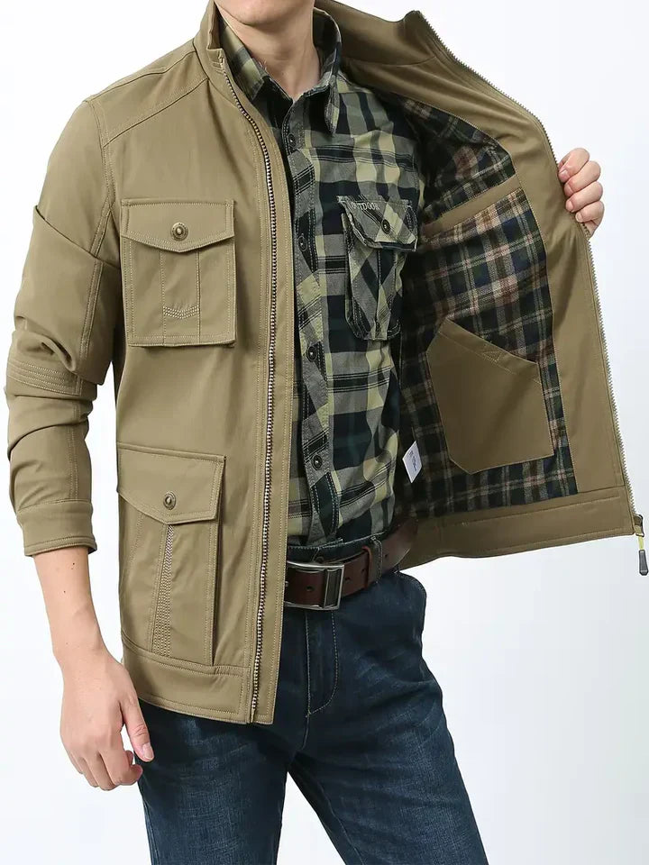 Wetterfeste Nylon-Outdoorjacke für Herren – Ideal für jedes Abenteuer
