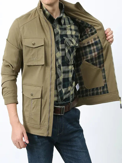 Wetterfeste Nylon-Outdoorjacke für Herren – Ideal für jedes Abenteuer