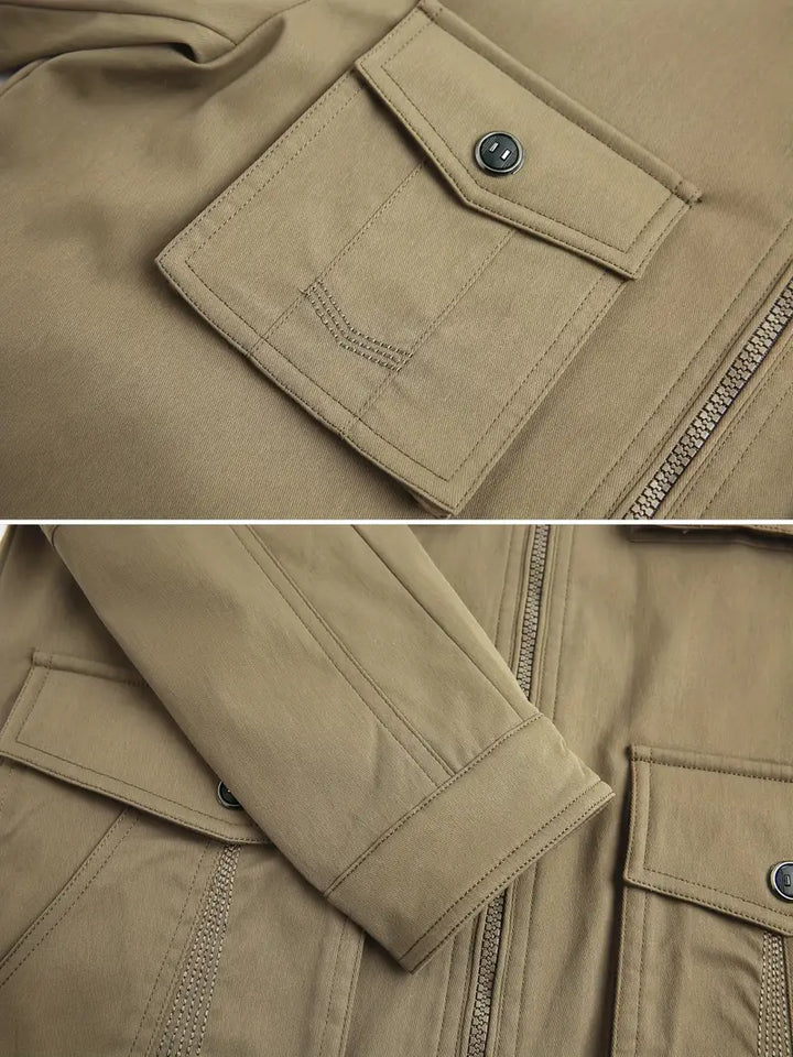 Wetterfeste Nylon-Outdoorjacke für Herren – Ideal für jedes Abenteuer