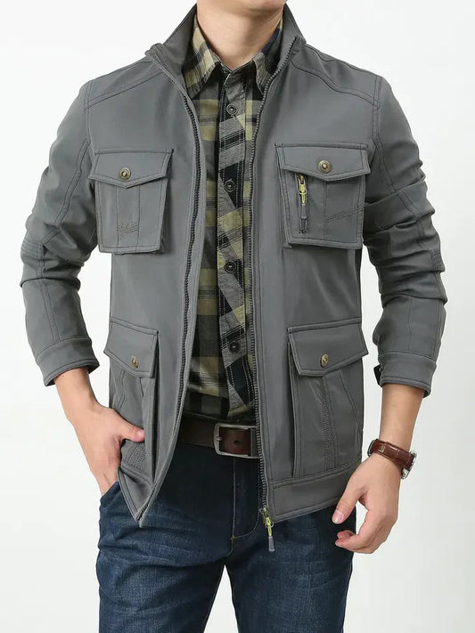 Wetterfeste Nylon-Outdoorjacke für Herren – Ideal für jedes Abenteuer