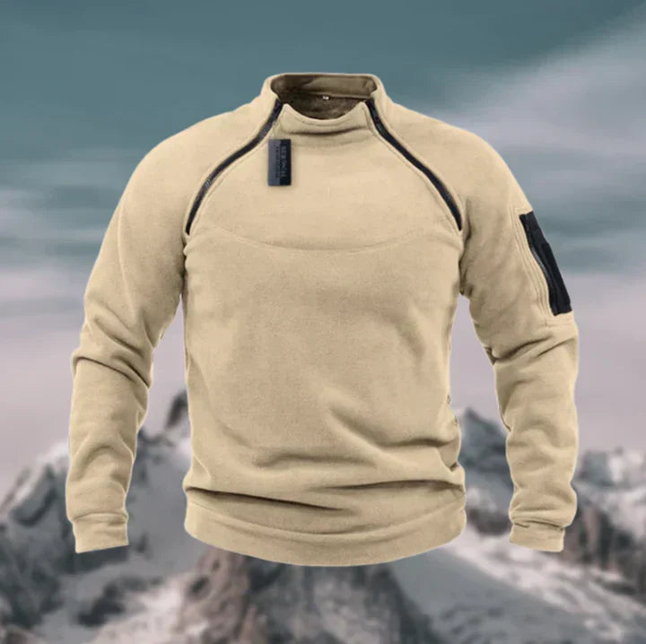 Wetterfester Fleece-Pullover für Herren – Ideal für Outdoor-Abenteuer