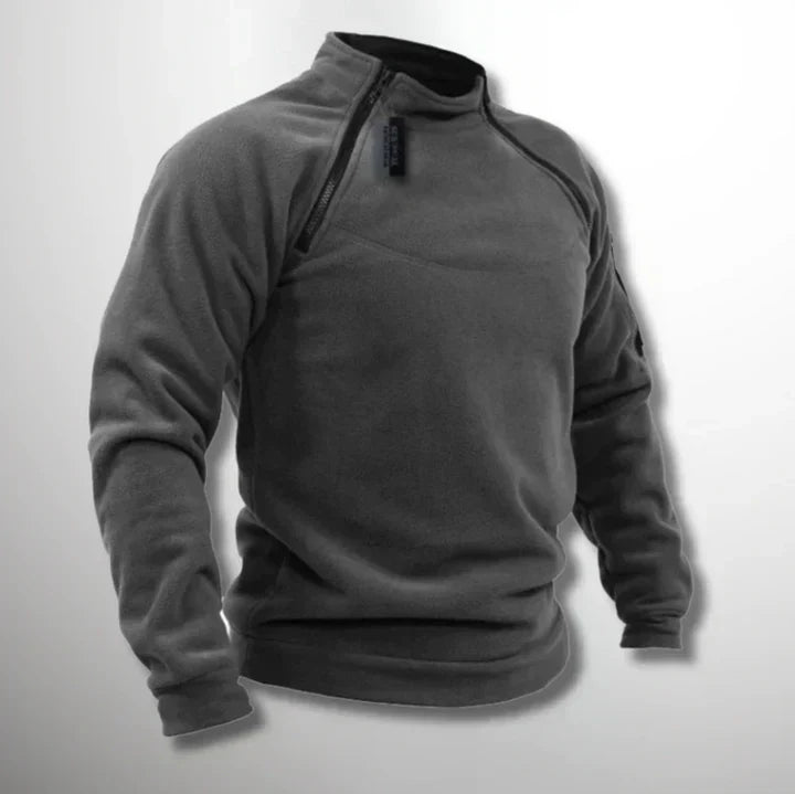 Wetterfester Fleece-Pullover für Herren – Ideal für Outdoor-Abenteuer