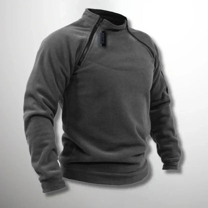 Wetterfester Fleece-Pullover für Herren – Ideal für Outdoor-Abenteuer