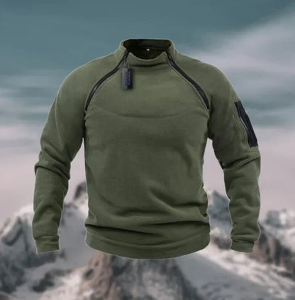 Wetterfester Fleece-Pullover für Herren – Ideal für Outdoor-Abenteuer