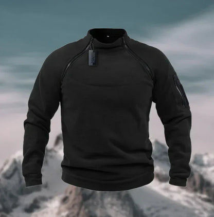 Wetterfester Fleece-Pullover für Herren – Ideal für Outdoor-Abenteuer
