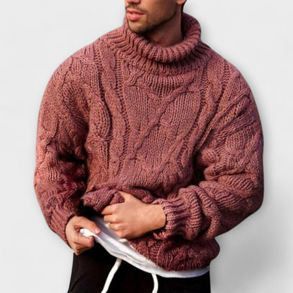 Winterlicher Rollkragenpullover für Herren - Bequem, Stilvoll und Nachhaltig